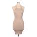 Say What? Cocktail Dress: Tan Dresses - Women's Size Large