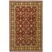 Black/Red 0.625 in Area Rug - Safavieh Persian Court Red/Black Rug Silk/Wool | 0.625 D in | Wayfair PC121B-5