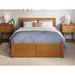 AFI Furnishings Orlando Bed Wood in Brown | Wayfair AR813205T