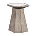 Vanguard Furniture Thom Filicia Home Stone Pedestal End Table Wood in Gray | 19.75 H x 15.5 W x 14 D in | Wayfair 9106E_DoveGray