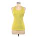 Nike Active Tank Top: Yellow Activewear - Women's Size Medium