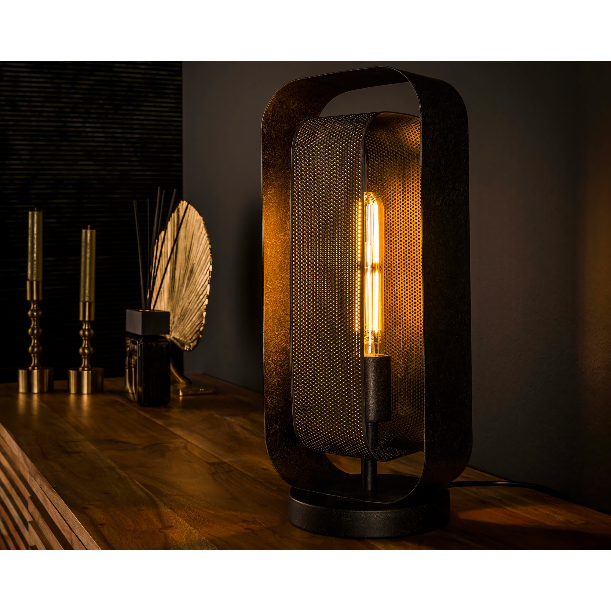 designline »Rotate« Tischlampe 18x41x14 cm