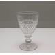 "Stuart Crystal Beaconsfield Cut Old Ball Stem Wine Glass, Goblet or Goblets 5 5/8\" 3 3/8\""