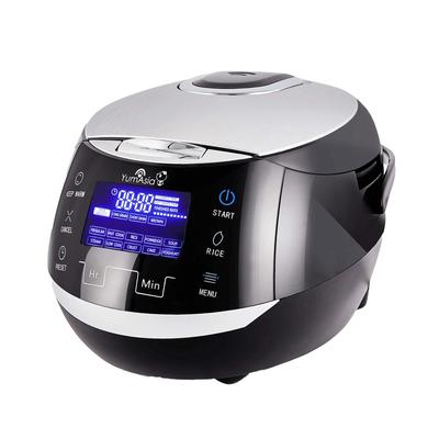 Rice Cooker with Ceramic Bowl and Advanced Fuzzy Logic (8 Cup, 1.5 Litre) Rice Cook, 6 Multicook, LED Display, 120V Power