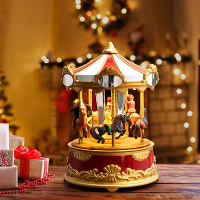 5.75" Animated & Musical Carousel