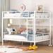 Full Over Full Bunk Bed, Metal Bunk Bed Frame, Sturdy Metal Bed Frame, Modern Bunk Beds for Kids, Toddlers, Teens, Adults