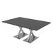 6 Person Rectangular Conference Table With X Bases Data And Electric