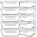 10 Packs 30 oz Glass Meal Prep Containers