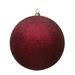 Vickerman 15.75" Burgundy Glitter Ball Ornament - Red