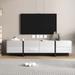 Modern Living Room TV Stand Media Cabinets with Storage - 74.80" x 13.70" x 17.70"