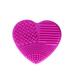 Silicone Heart Shape Makeup Brush Cleaner Cosmetic Cleaning Tool Washing Brush Makeup Brush Covers Small Hair Brush Hard Candy Makeup Jewelry Brush Baking Powe Makeup Makeup Highlighter Make up Brush