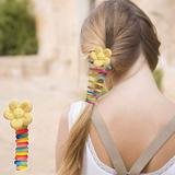 WQJNWEQ Festival Decorations Indoor Bowknot Hair Ring Head Rope Girl Cute Rubber Band Hair Rope Headdress Hair Accessories Clearance Items