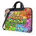 My Singing Monsters Laptop Bag Laptop Case Computer Notebook Briefcase Messenger Bag with Adjustable Shoulder Strap 15.6 inch