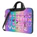 Alphabet Lore Laptop Bag Laptop Case Computer Notebook Briefcase Messenger Bag with Adjustable Shoulder Strap 13 inch