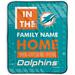 Pegasus Miami Dolphins 50" x 60" "We Cheer" Personalized Fleece Blanket