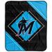 Pegasus Miami Marlins 50" x 60" Diamond Logo Fleece Blanket