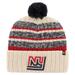 Men's '47 Natural New York Giants Legacy Tavern Cuffed Knit Hat with Pom