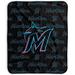 Pegasus Miami Marlins 50" x 60" Repeat Wordmark Fleece Blanket