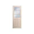 Suffolk Oak Veneer Glazed 5 Panel Door 1981 x 838 x 35mm