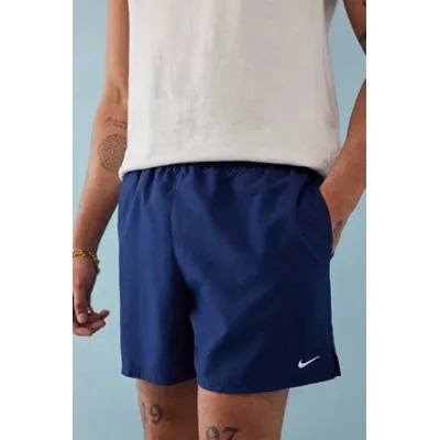 Nike Swim Solid Midnight Navy Swim Shorts - Navy M at Urban Outfitters