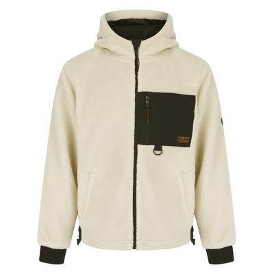 Coats / Jackets Wafai Hooded Teddy Borg Fleece Jacket Top in Natural / XXL - Tokyo Laundry