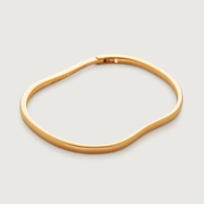 Gold Alta Capture Charm Bangle