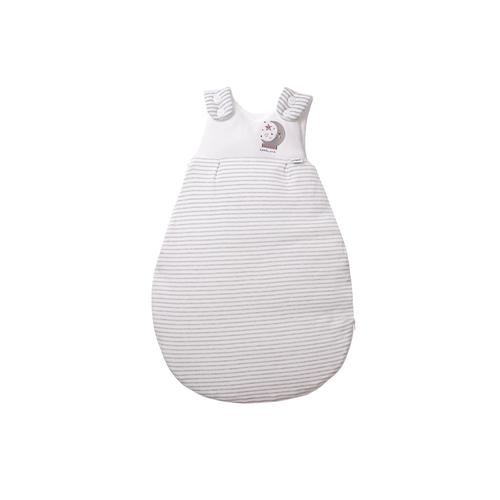 Babyschlafsack LILIPUT Gr. 75, grau (grau, weiß) Baby Schlafsäcke Babyschlafsäcke