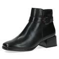 CAPRICE Women's 9-25340-41 Lace Up Heeled Ankle Boot, Black (Black Nappa), 3.5 UK