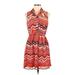 Margo & Sebastian Casual Dress: Red Dresses - Women's Size Medium