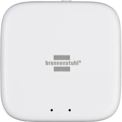 Smart-Home-Station BRENNENSTUHL "Connect Zigbee Gateway GWY CZ 01", weiß, B:6cm H:6cm T:1cm, Smart-Home-Stationen