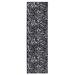 Black/White 4' x 20' Area Rug - Everly Quinn Ellerslie Animal Print Machine Woven Nylon Area Rug in Black Nylon | Wayfair