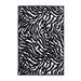 Black/White Rectangle 11' x 19' Area Rug - Everly Quinn Ellerslie Animal Print Machine Woven Nylon Area Rug in Black Nylon | Wayfair