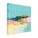 Wrought Studio™ June Erica Vess Sand & Surf Sketch II Canvas Art Canvas, Cotton in Blue | 14 H x 14 W x 2 D in | Wayfair