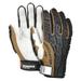 MCR SAFETY PD2903XXL Mechanics Gloves, 2XL, White/Brown/Red, Spandex Fabric/TPR