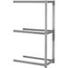 Global Industrial B2297115 84 x 72 x 48 in. Expandable 3 Levels Add-On Rack without Deck Gray