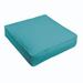 Sorra Home Sloane Aqua Blue Corded Indoor/ Outdoor Square Cushion