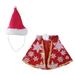 Christmas Pet Costume Dogs and Cats Capes Outfit with Christmas Hat