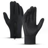 Winter Sport Glove for Men Women Warm Touchscreen Gloves Waterproof Riding Gloves for Cycling Running Climbing - S
