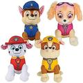 Paw Patrol Plush Paw Patrol Characters Set of 4 Marshall Chase Rubble Skye 8 Plush Stuffed Animal Toys