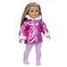 Fridja 18 Inch Girl Doll Clothes Accessories 2 Pcs Winter Doll Costume Dress Set Includes Coat Leggings Doll Outfits Fits All 18 Baby Doll Clothing Dress Up