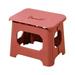 KQJQS Collapsible Stool Outdoor Portable Folding Stool Heavy Duty Plastic Non-Slip Chair for Camping Hiking Fishing BBQ