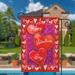 UDAXB Valentines Day Garden Flag Valentine House Flags Love Hearts Tree Red Truck With Rose Flowers Flags Valentines Day Decorations for Christmas Tree Decoration (Buy 2 get 1 free)