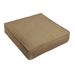 Humble and Haute Sunbrella Textured Brown Indoor/ Outdoor Deep Seating Cushion by 25 in w x 25 in d