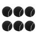 6Pcs Pack Tennis Balls Wear-Resistant Elastic Training Balls 66mm Ladies Beginners Practice Tennis Ball Black