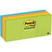 Post-it Notes America?s #1 Favorite Sticky Note 1 3/8 in x 1 7/8 in Jaipur Collection 12 Pads/Pack 100 Sheets/Pad (653-AU)