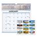 Landscape Monthly Wall Calendar Landscapes Photography 12 x 12 White/Multicolor Sheets 12-Month (Jan to Dec): 2024 | Bundle of 2 Each