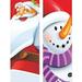 Merry Christmas Holiday Banners Xmas Santa Claus Snowman Porch Sign for Wall Door Christmas Party