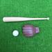 1 Set Miniature Baseball Bats Gloves Ball Kit Decorative Simulation Sports Tiny House Accessories