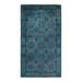 Suzani One-of-a-Kind Handmade Area Rug - Green 16 8 x 9 2