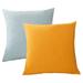 2 Pack Pillow Covers Farmhouse Decorative Throw Pillow Covers Square Pillowcase Cushion Covers